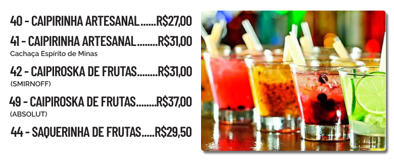 caipirinhas